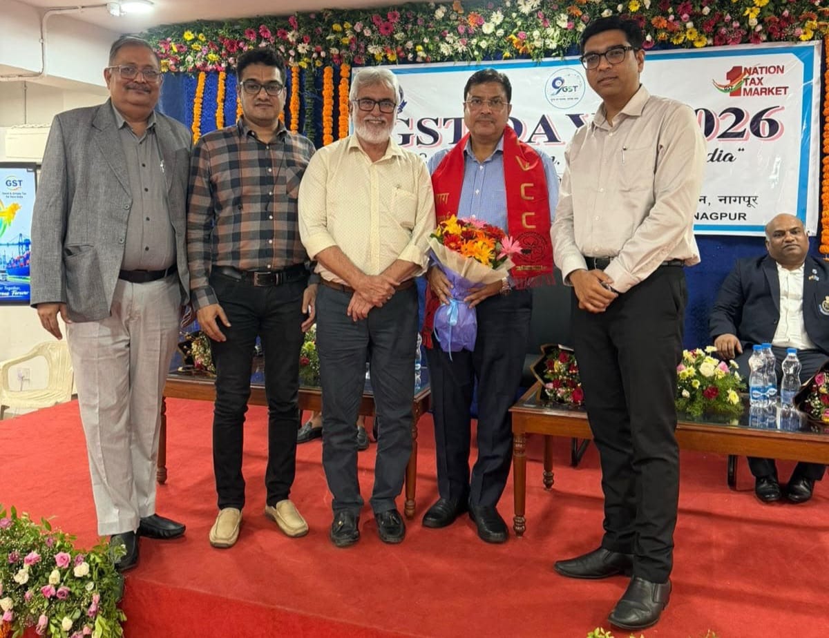 जीएसटी दिवस पर प्रधान आयुक्त सीजीएसटी का एनवीसीसी ने किया अभिनंदन